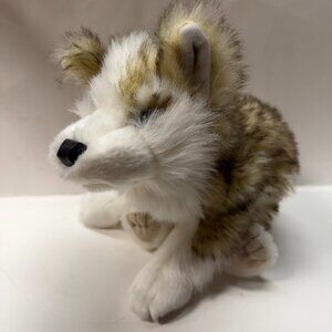 Plush Hand Puppets Folkmanis Husky Dog Stuffed Animal